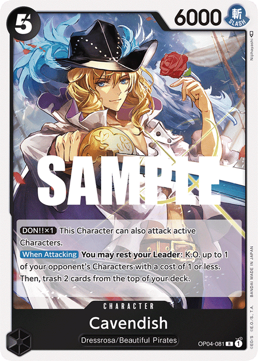 Cavendish [OP04-081] OP04 - Kingdoms of Intrigue