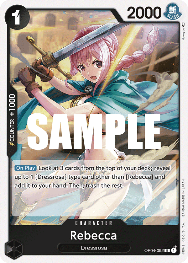 Rebecca [OP04-092] OP04 - Kingdoms of Intrigue