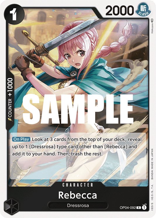 Rebecca [OP04-092] OP04 - Kingdoms of Intrigue