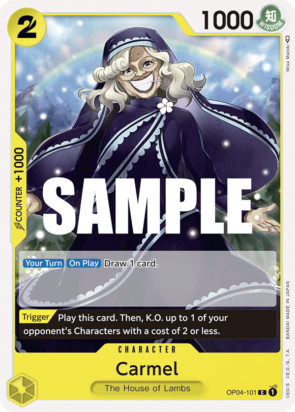Carmel [OP04-101] OP04 - Kingdoms of Intrigue