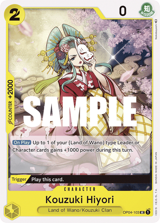 Kouzuki Hiyori [OP04-103] OP04 - Kingdoms of Intrigue