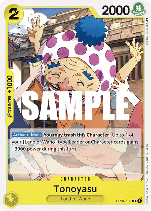 Tonoyasu [OP04-109] OP04 - Kingdoms of Intrigue