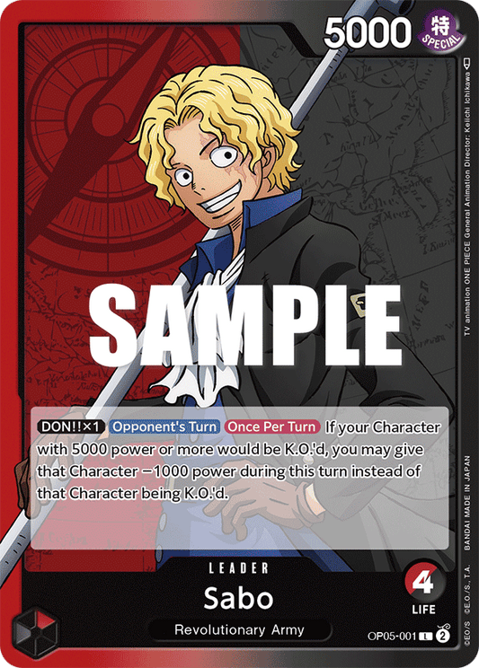 Sabo [OP05-001] OP05 - Awakening of the New Era