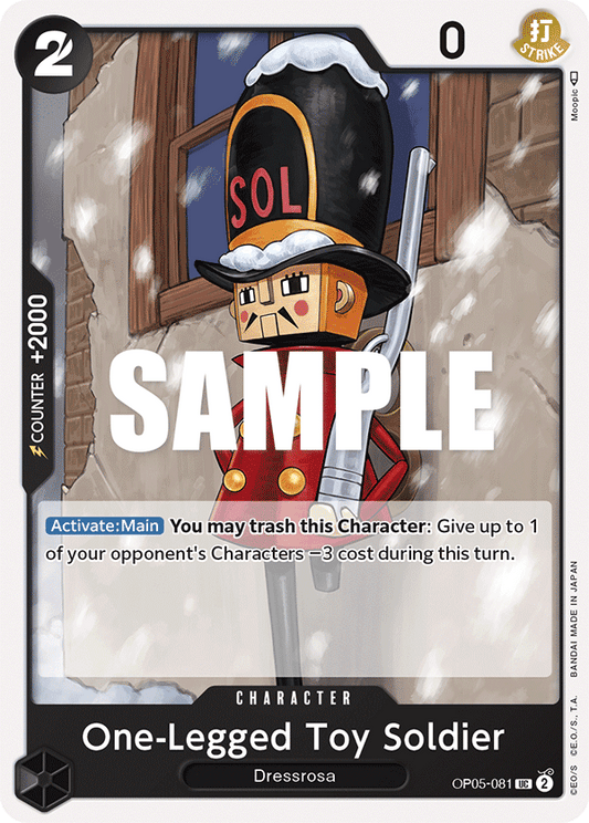 One-Legged Toy Soldier [OP05-081] OP05 - Awakening of the New Era