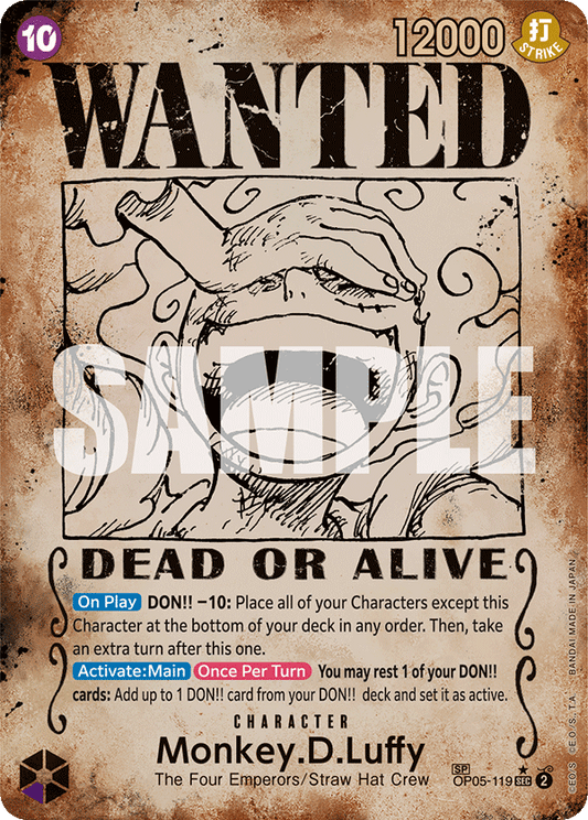 Monkey.D.Luffy (SP) [OP05-119] OP09 - Emperors in the New World