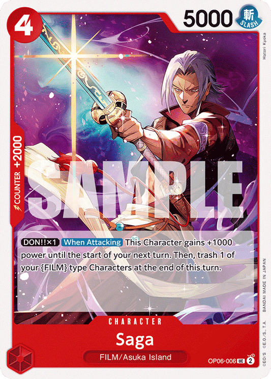 Saga [OP06-006] OP06 - Wings of the Captain