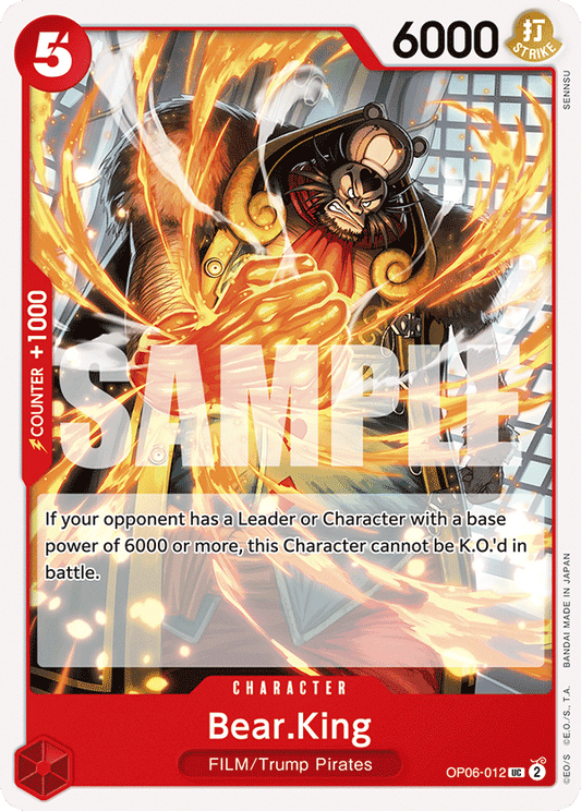 Bear.King [OP06-012] OP06 - Wings of the Captain