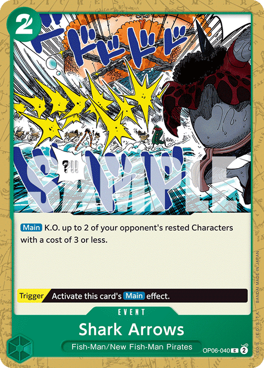 Shark Arrows [OP06-040] OP06 - Wings of the Captain