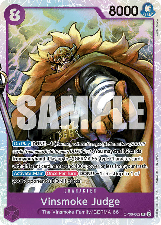 Vinsmoke Judge [OP06-062] OP06 - Wings of the Captain