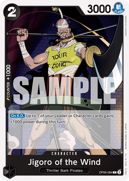 Jigoro of the Wind [OP06-084] OP06 - Wings of the Captain