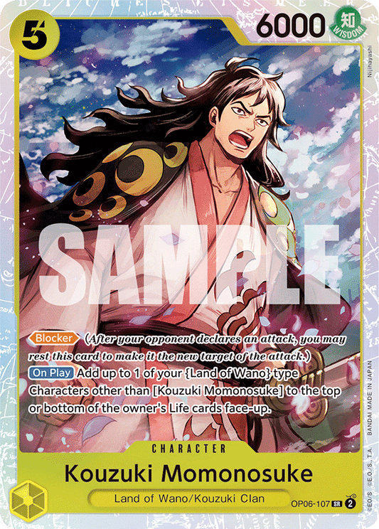 Kouzuki Momonosuke [OP06-107] OP06 - Wings of the Captain
