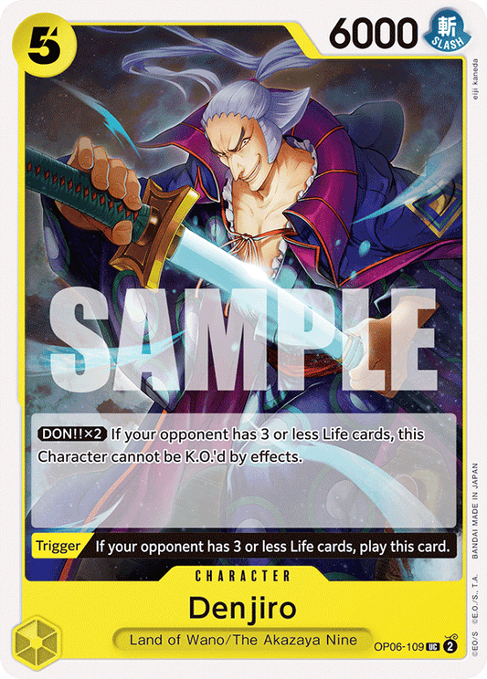 Denjiro [OP06-109] OP06 - Wings of the Captain