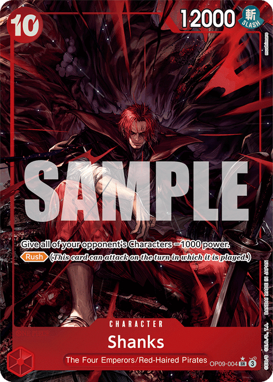 Shanks (Parallel Alternate Art) [OP09-004] OP09 - Emperors in the New World
