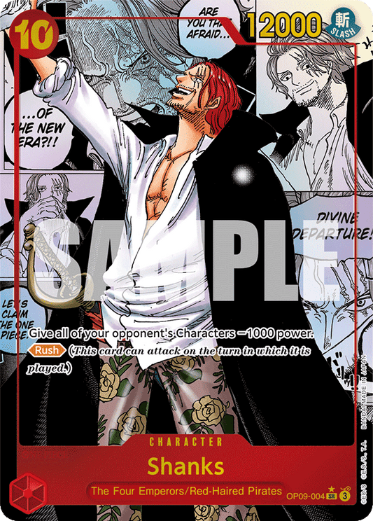 Shanks (Manga Rare) [OP09-004] OP09 - Emperors in the New World