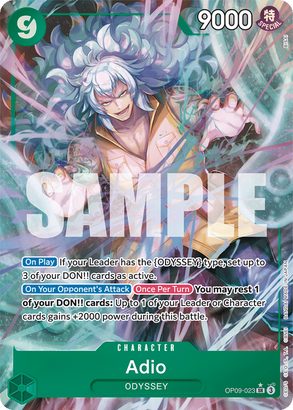 Adio (Parallel Alternate Art) [OP09-023] OP09 - Emperors in the New World