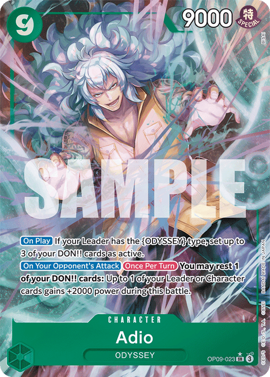 Adio (Parallel Alternate Art) [OP09-023] OP09 - Emperors in the New World
