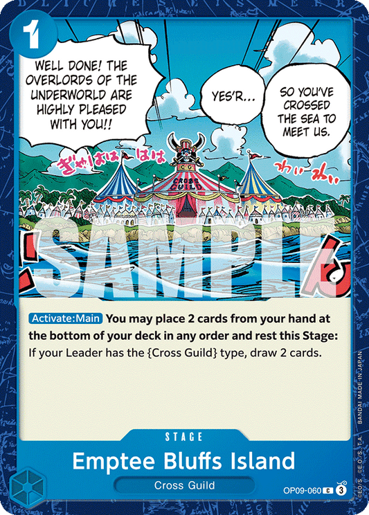 Emptee Bluffs Island [OP09-060] OP09 - Emperors in the New World
