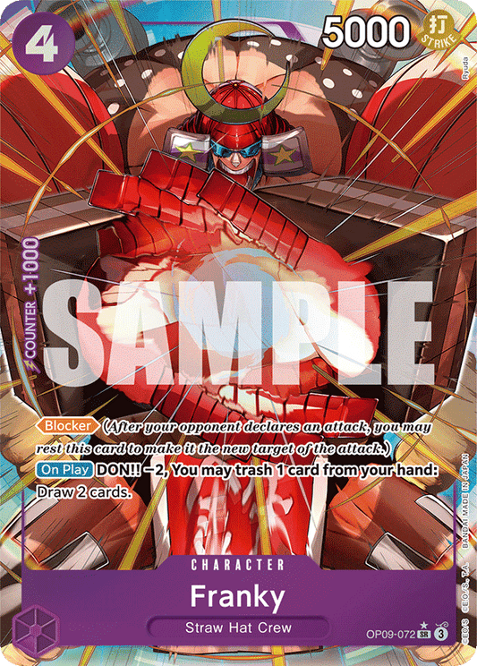 Franky (Parallel Alternate Art) [OP09-072] OP09 - Emperors in the New World