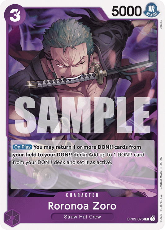 Roronoa Zoro [OP09-076] OP09 - Emperors in the New World