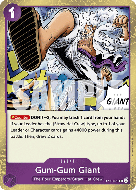 Gum-Gum Giant [OP09-078] OP09 - Emperors in the New World