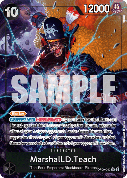 Marshall.D.Teach (Parallel Alternate Art) [OP09-093] OP09 - Emperors in the New World