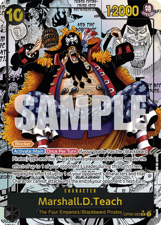 Marshall.D.Teach (Manga Rare) [OP09-093] OP09 - Emperors in the New World