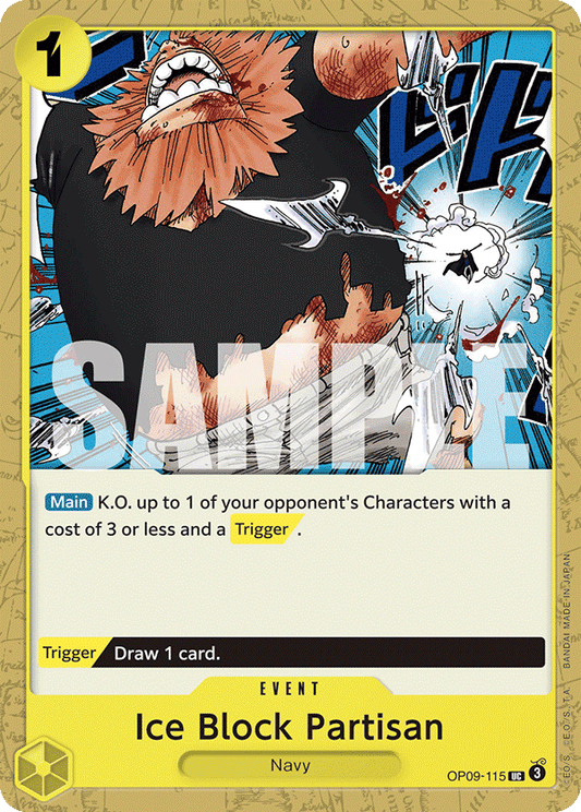 Ice Block Partisan [OP09-115] OP09 - Emperors in the New World