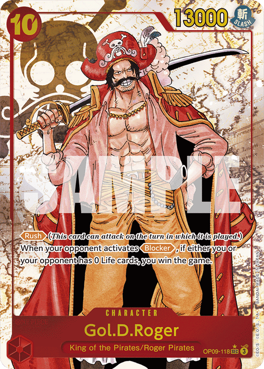 Gol.D.Roger (Parallel Alternate Art) [OP09-118] OP09 - Emperors in the New World