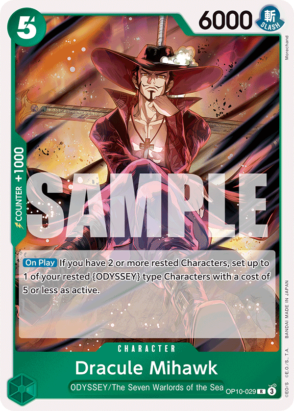 Dracule Mihawk [OP10-029] OP10 - Royal Blood