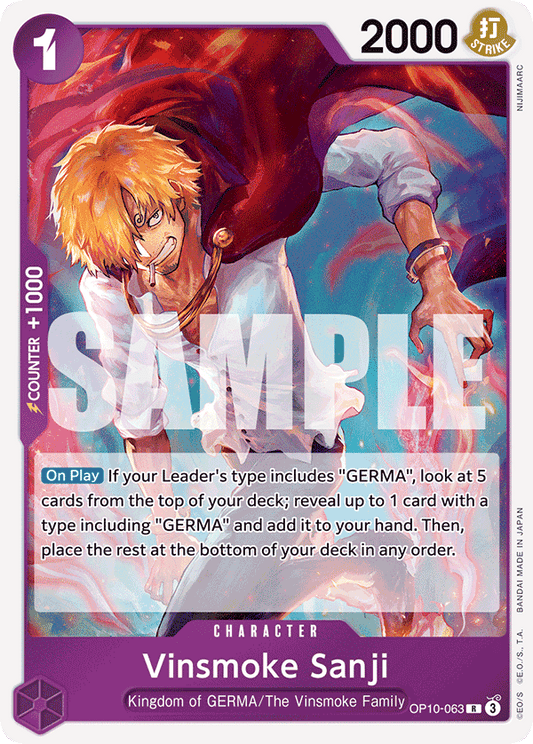 Vinsmoke Sanji [OP10-063] OP10 - Royal Blood