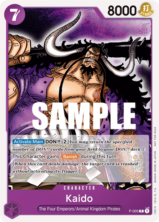 Kaido [P-005] Promotion Pack 2022