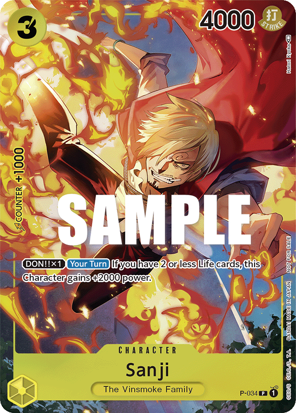 Sanji [P-034] Event Pack Vol. 2
