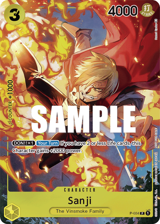 Sanji [P-034] Event Pack Vol. 2