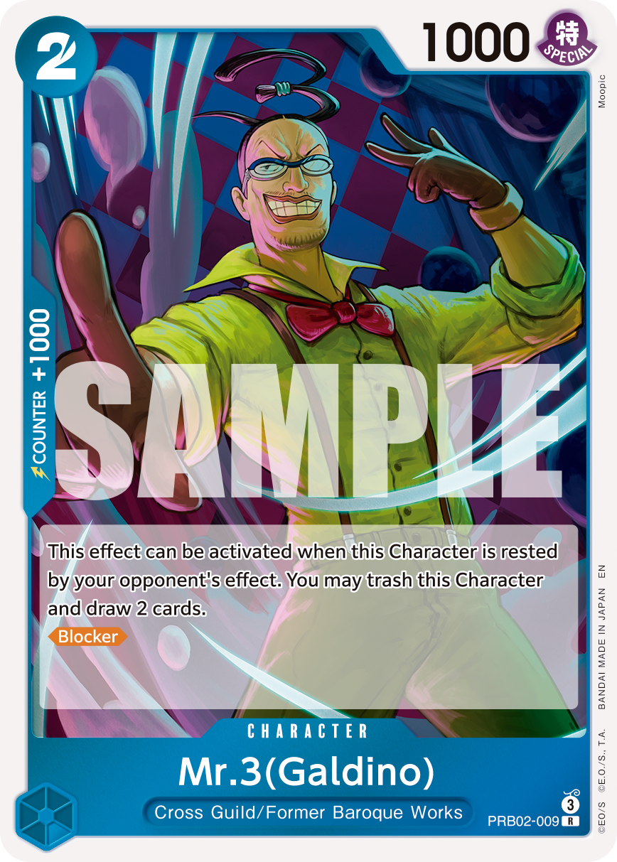 Mr.3(Galdino) PRB02-009 Premium Booster The Best Vol.2