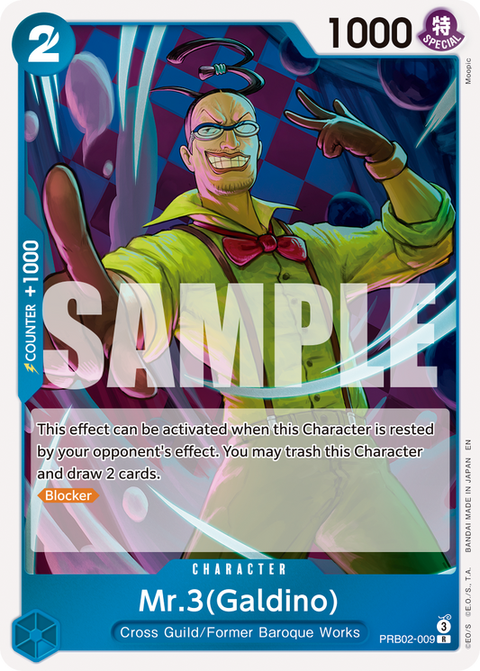 Mr.3(Galdino) PRB02-009 Premium Booster The Best Vol.2