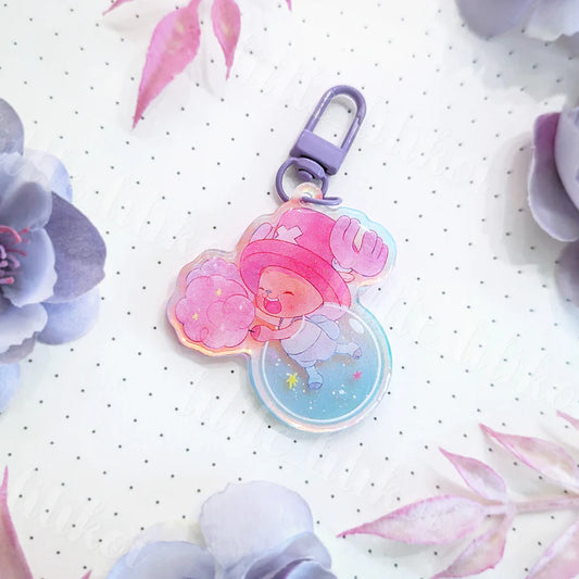 Bubble Doctor Rainbow Acrylic Keychain