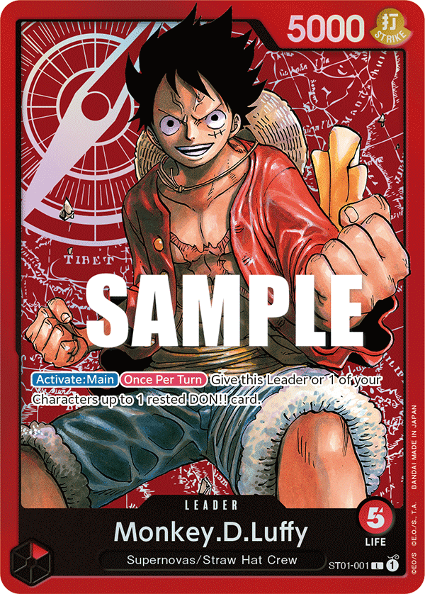 Monkey.D.Luffy [ST01-001] Starter Deck 01 - Straw Hat Crew