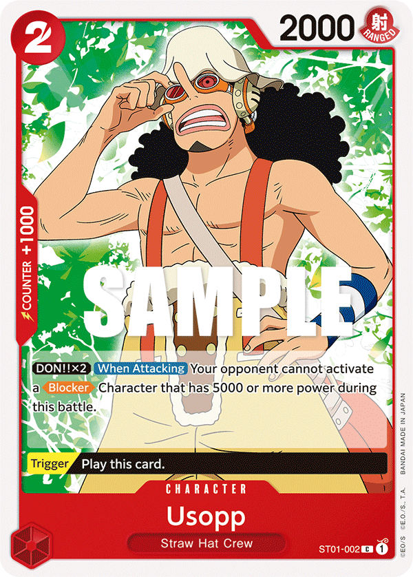 Usopp [ST01-002] Starter Deck 01 - Straw Hat Crew