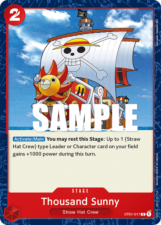 Thousand Sunny [ST01-017] Starter Deck 01 - Straw Hat Crew