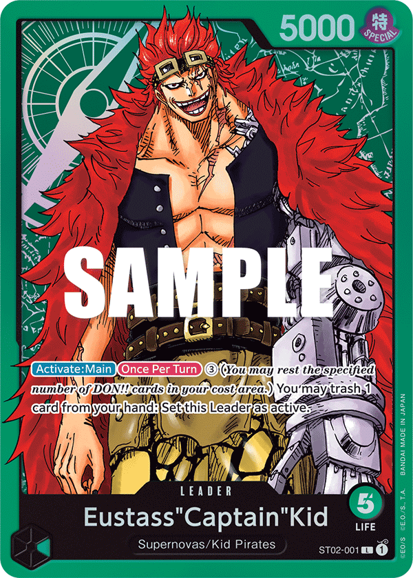 Eustass"Captain"Kid [ST02-001] Starter Deck 02 - Worst Generation