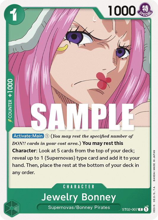 Jewelry Bonney [ST02-007] Starter Deck 02 - Worst Generation