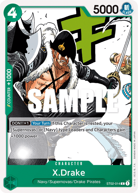 X.Drake [ST02-014] Starter Deck 02 - Worst Generation