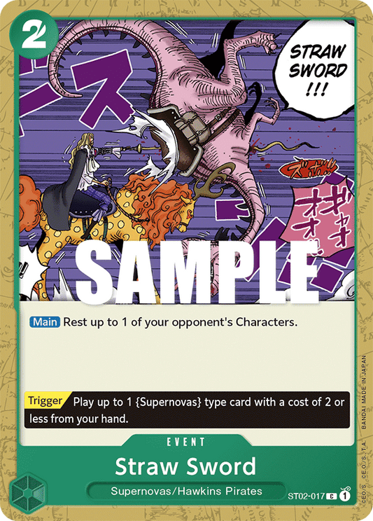 Straw Sword [ST02-017] Starter Deck 02 - Worst Generation