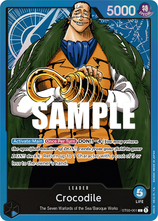 Crocodile [ST03-001] Starter Deck 03 - The Seven Warlords of the Sea