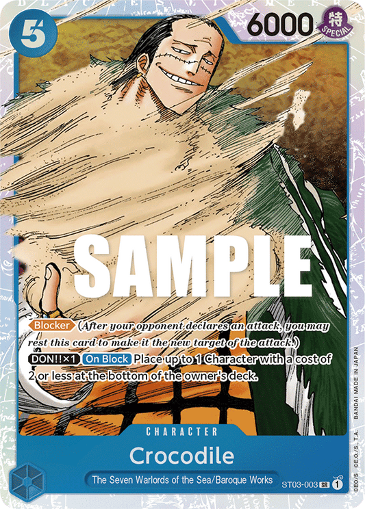 Crocodile [ST03-003] Starter Deck 03 - The Seven Warlords of the Sea