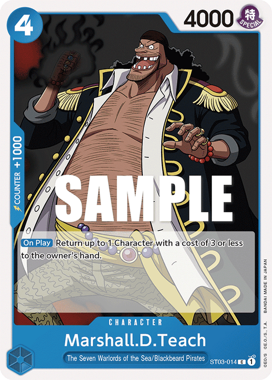 Marshall.D.Teach [ST03-014] Starter Deck 03 - The Seven Warlords of the Sea
