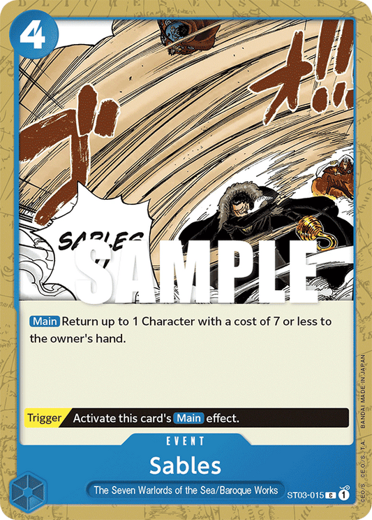 Sables [ST03-015] Starter Deck 03 - The Seven Warlords of the Sea