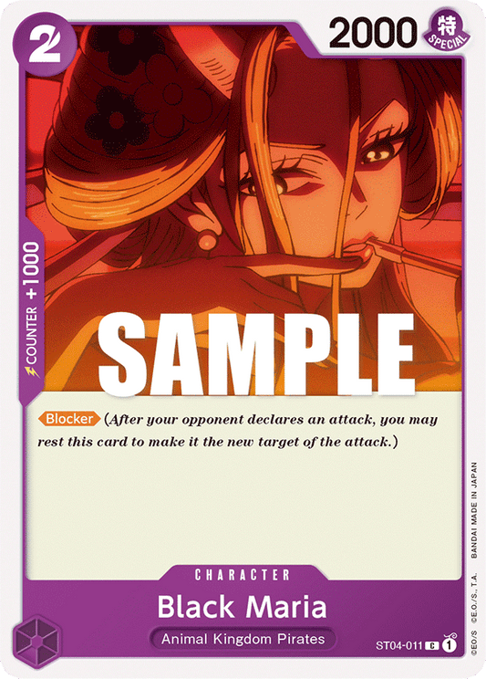 Black Maria [ST04-011] Starter Deck 04 - Animal Kingdom Pirates
