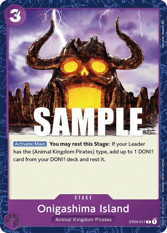 Onigashima Island [ST04-017] Starter Deck 04 - Animal Kingdom Pirates