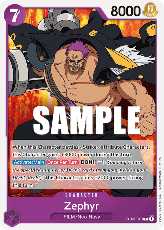 Zephyr [ST05-010] Starter Deck 05 - One Piece Film Edition